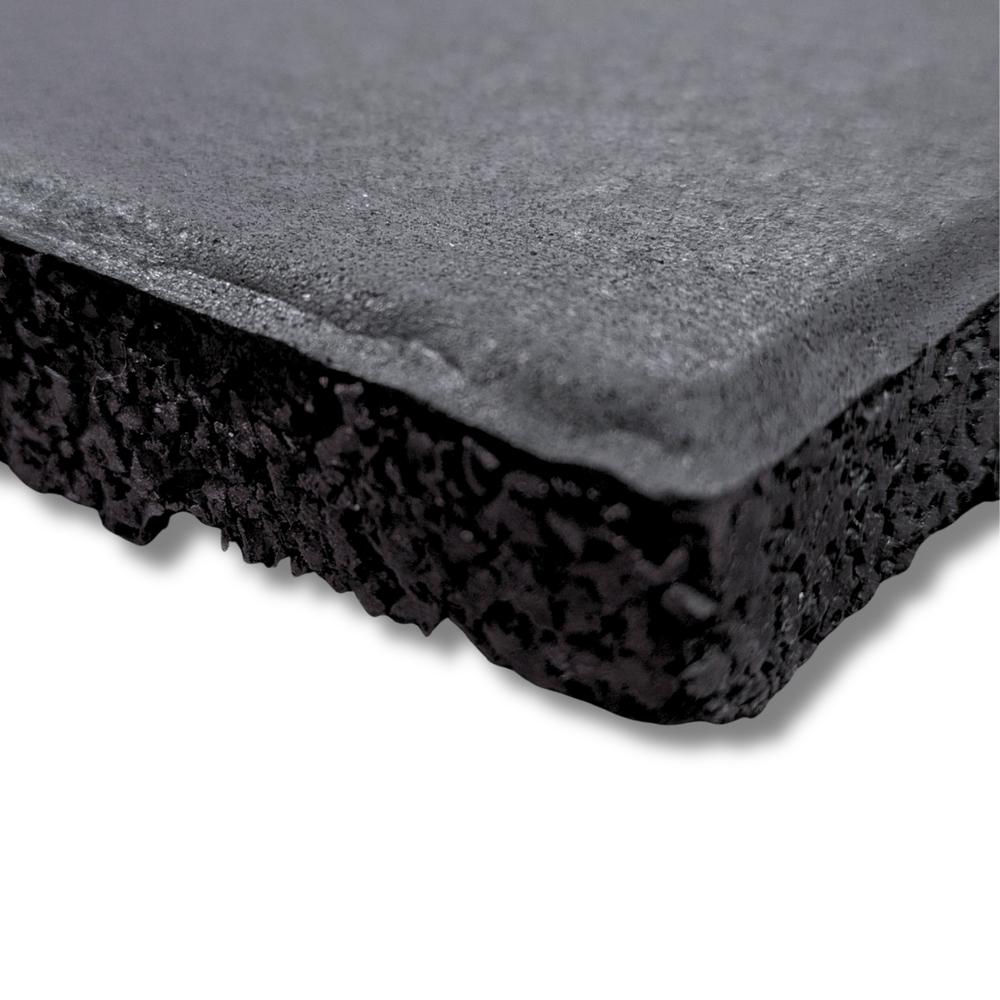 20mm Onyx EPDM Rubber Gym Tiles-Sprung Gym Flooring