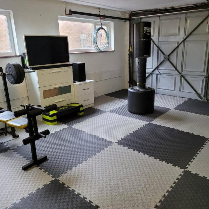 20mm Reversible Interlocking Foam Mats-Sprung Gym Flooring