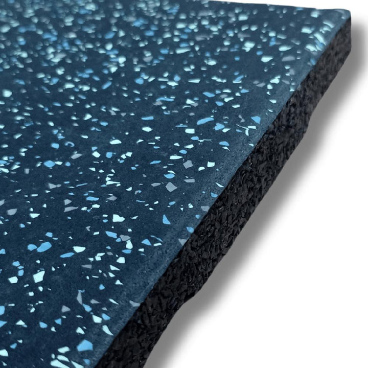 20mm Seahawk Fleck Rubber Gym Tile-Sprung Gym Flooring