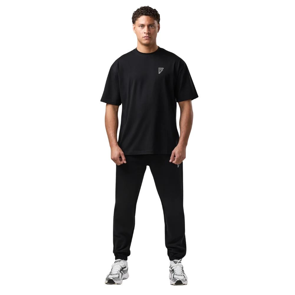 Gym King Fight Division Outline Tee - Black