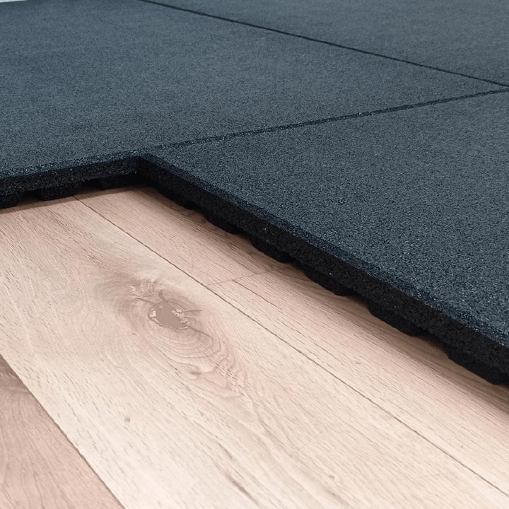 43mm Acoustic Gym Flooring Tiles – Decibel Collection-Sprung Gym Flooring