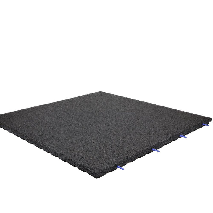 43mm Outdoor Rubber Gym Tiles – 1m x 1m-Sprung Gym Flooring