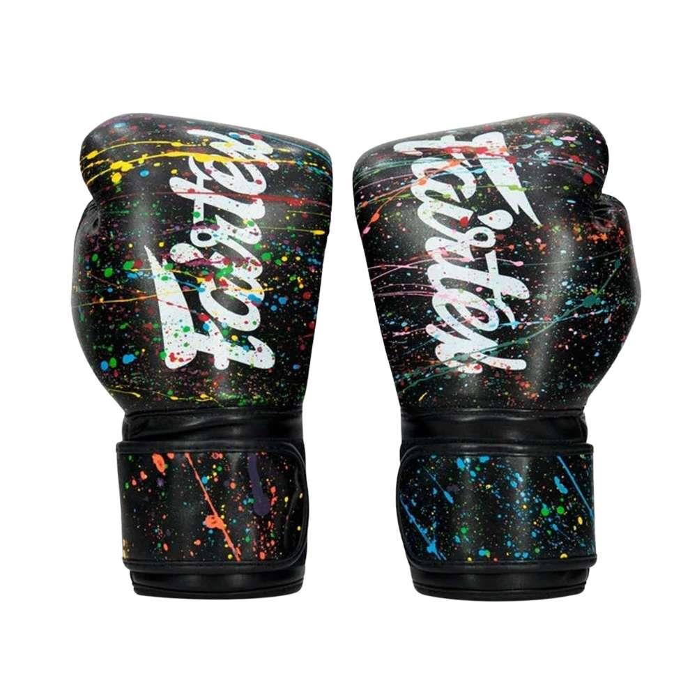 Fairtex Painter Microfibre Boxing Gloves - Black-Fairtex