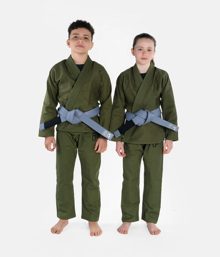 Progress Kids Academy Gi - Forest-Green-Progress BJJ