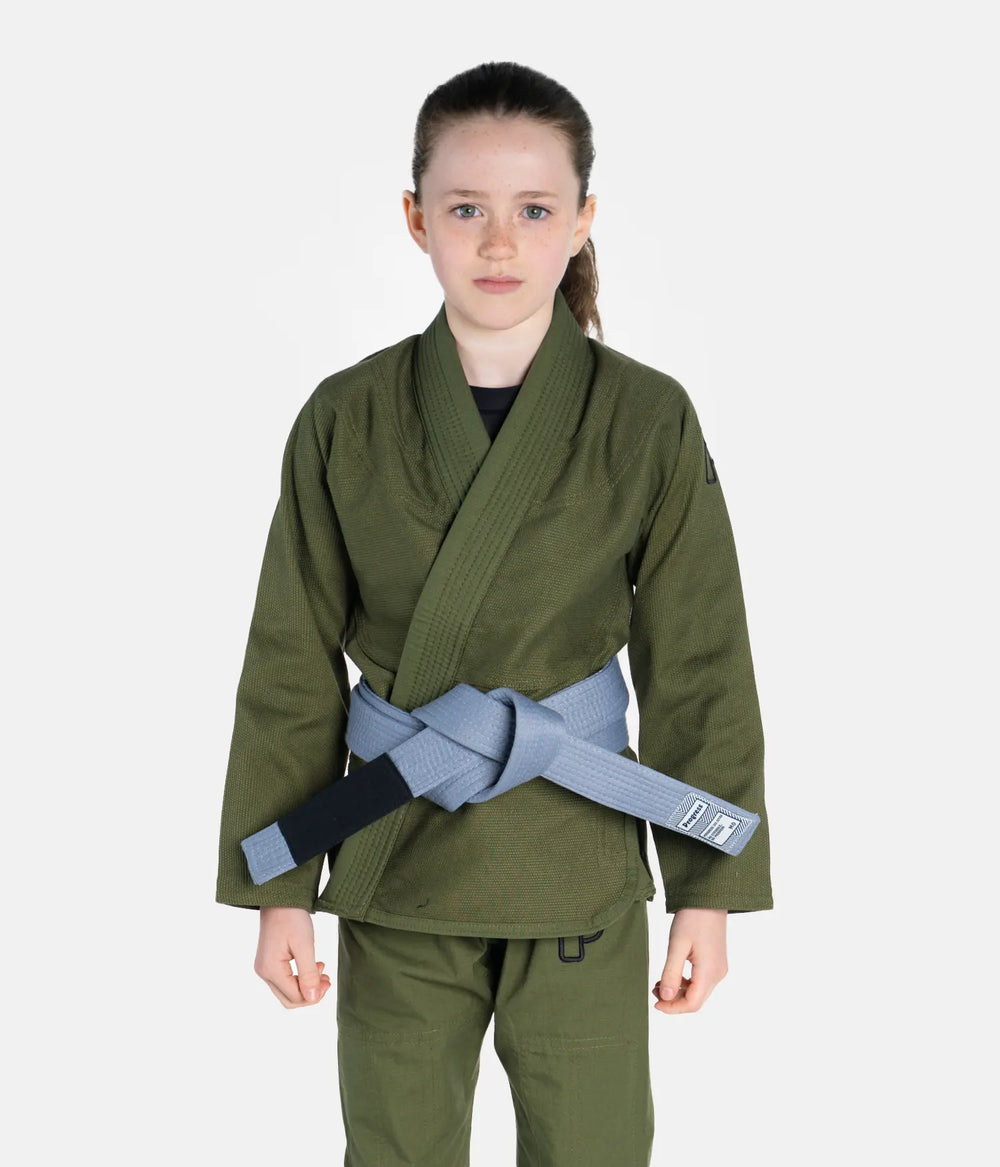 Progress Kids Academy Gi - Forest-Green-Progress BJJ