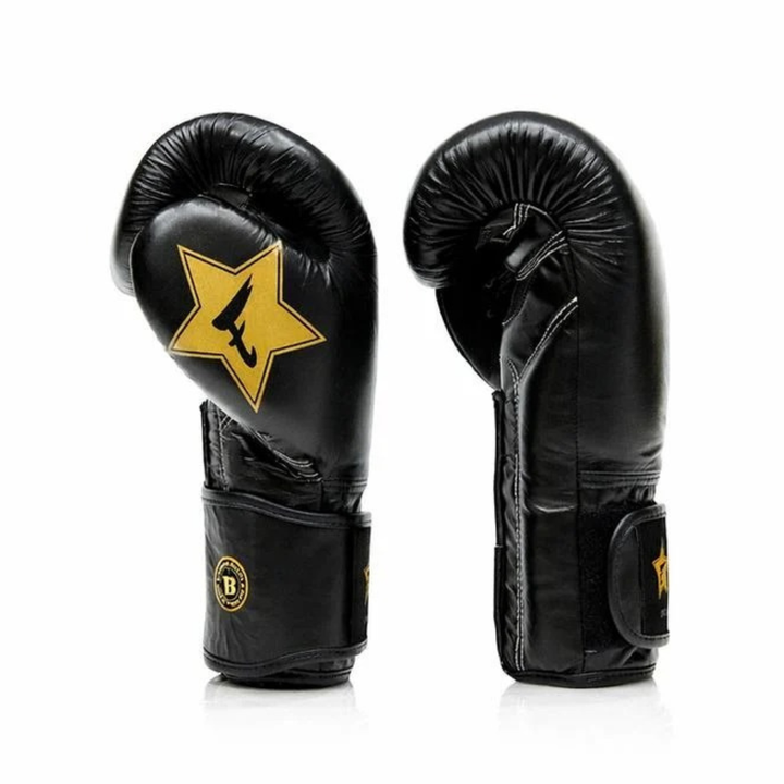 Fairtex x Booster Muay Thai Boxing Gloves - Black/Gold
