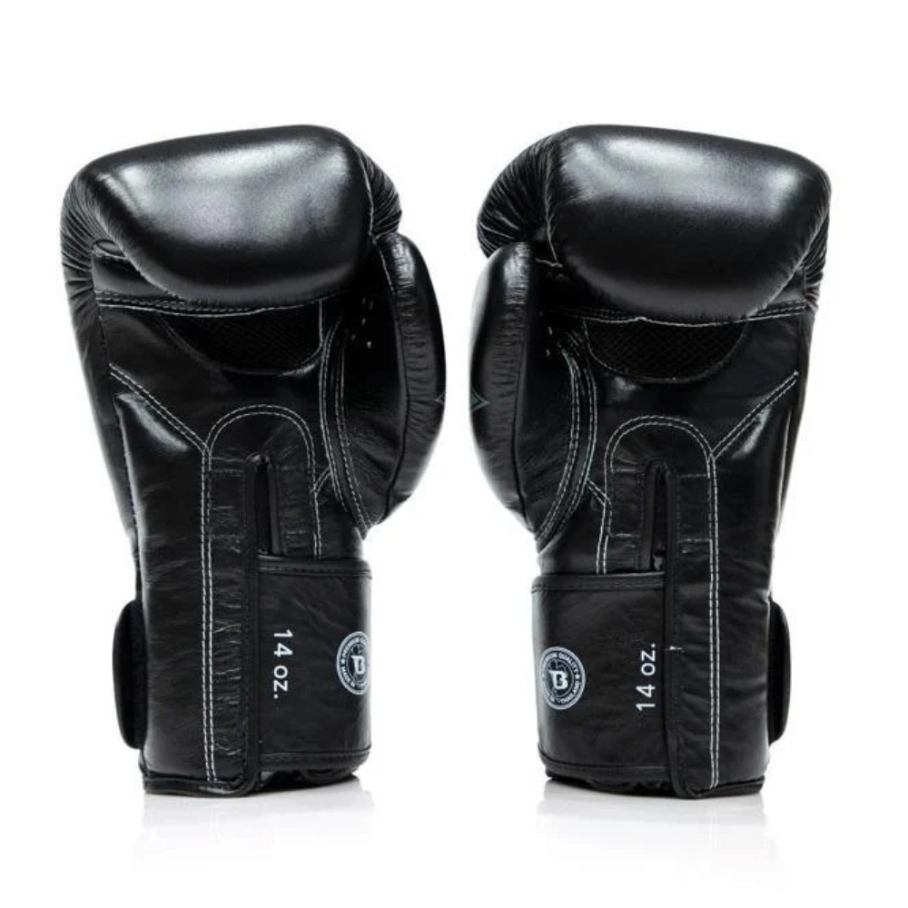 Fairtex X Booster Muay Thai Boxing Gloves - Black/Grey