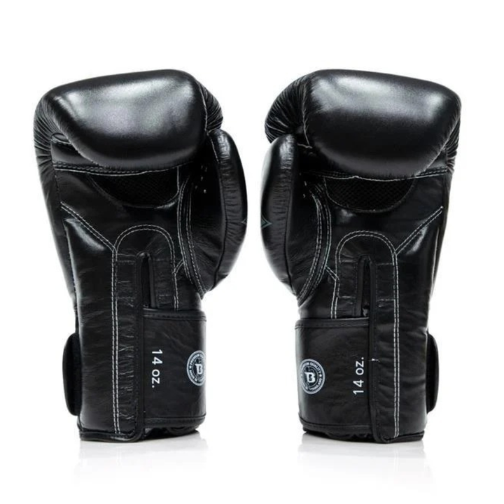 Fairtex X Booster Muay Thai Boxing Gloves - Black/Grey