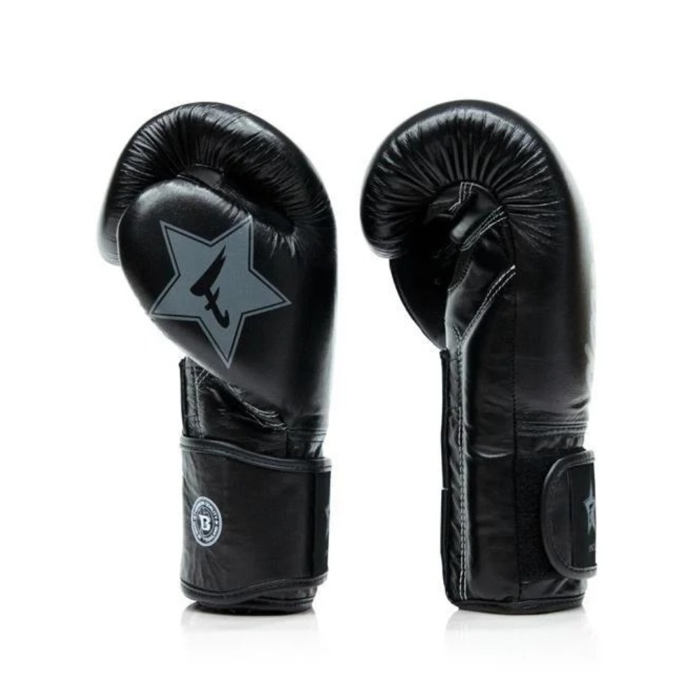 Fairtex X Booster Muay Thai Boxing Gloves - Black/Grey