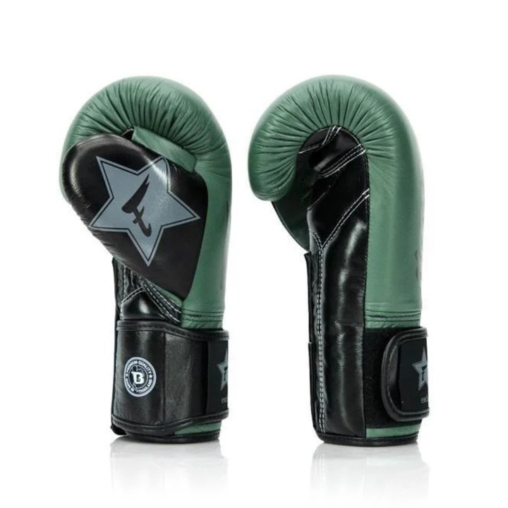 Fairtex X Booster Muay Thai Boxing Gloves - Green/Black