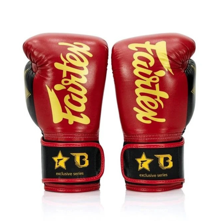 Fairtex X Booster Muay Thai Boxing Gloves - Red/Black