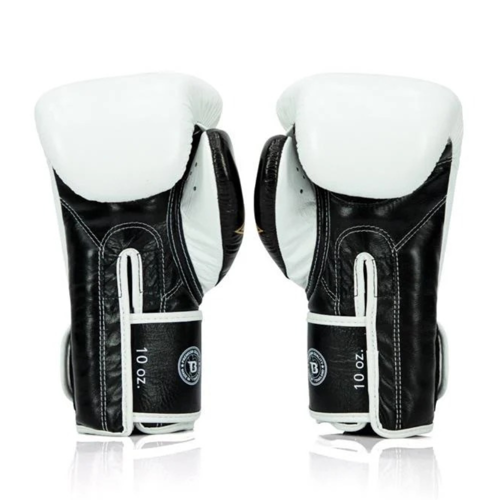 Fairtex X Booster Muay Thai Boxing Gloves - White/Gold