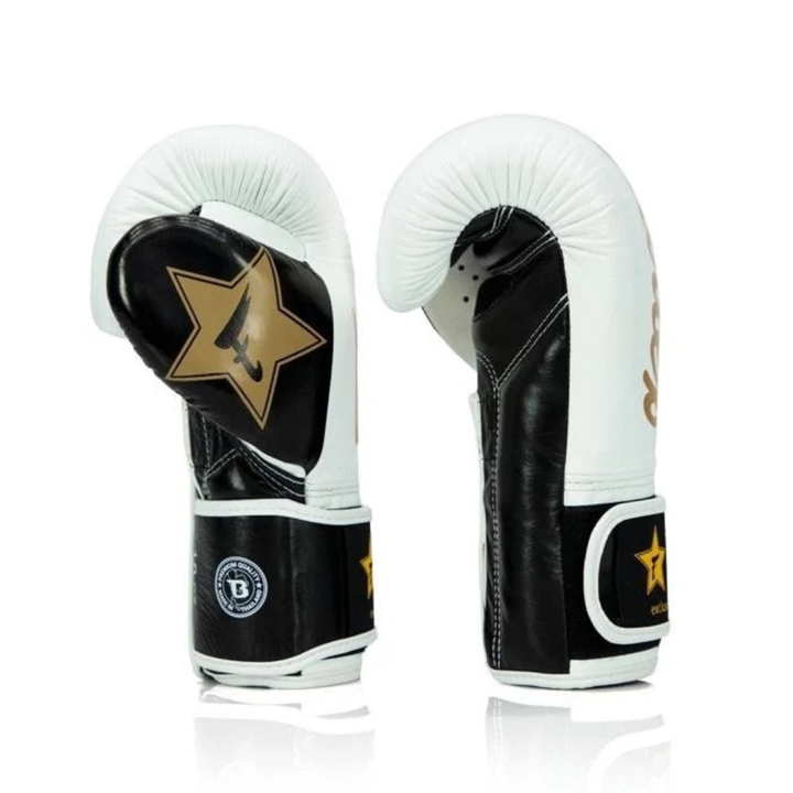 Fairtex X Booster Muay Thai Boxing Gloves - White/Gold