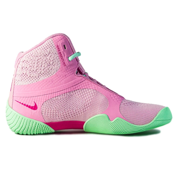 Nike Tawa Wrestling Boots - Pink/Arctic Green