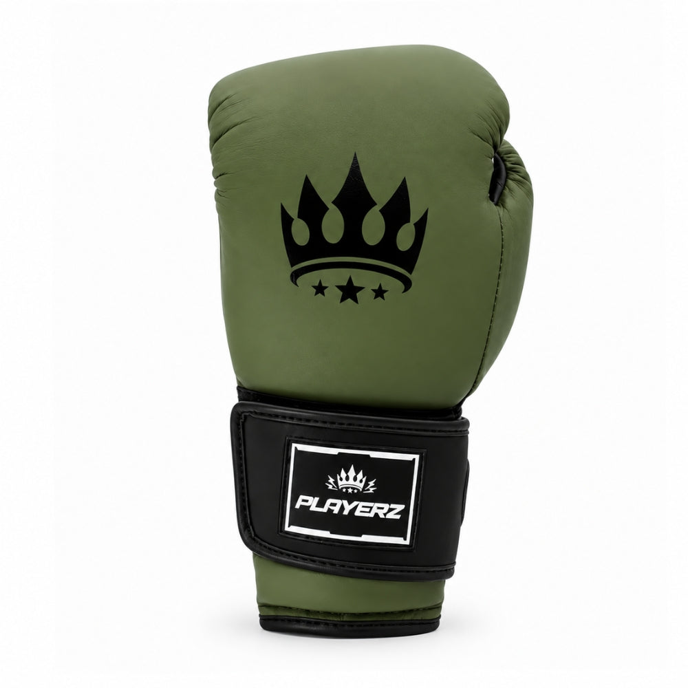 Playerz ProTech Boxing Gloves - Khaki-Playerz Boxing