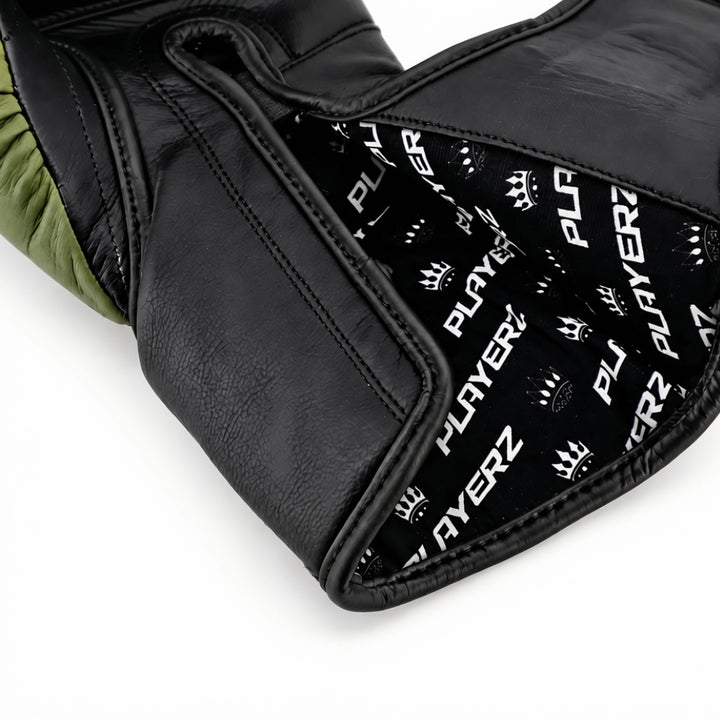 Playerz ProTech Boxing Gloves - Khaki-Playerz Boxing