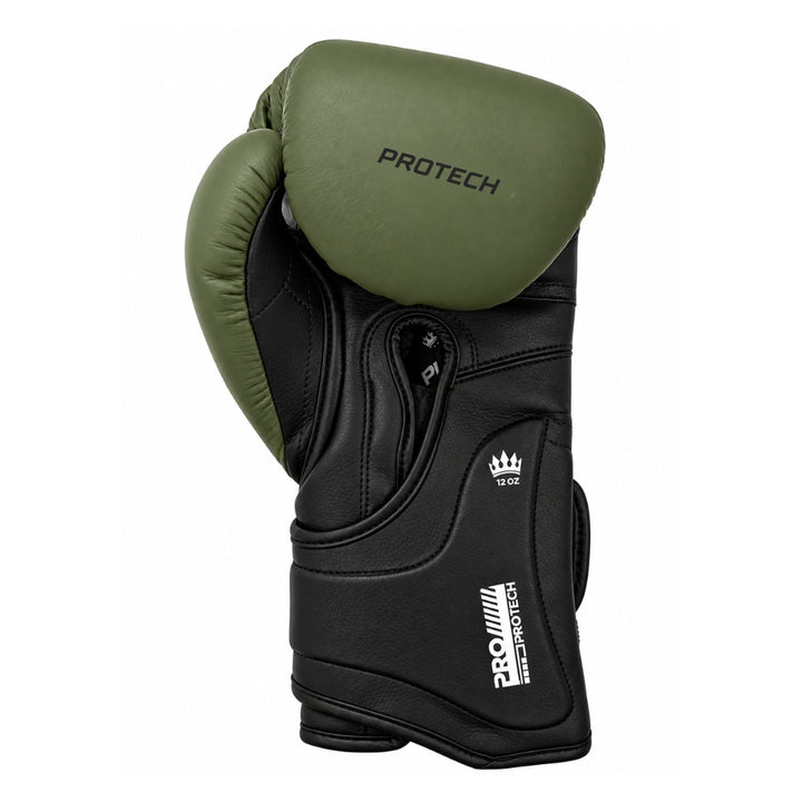 Playerz ProTech Boxing Gloves - Khaki-Playerz Boxing