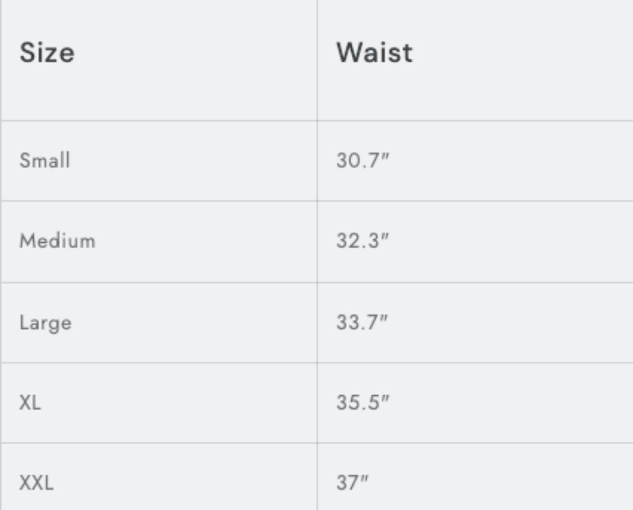 Size Guide Image