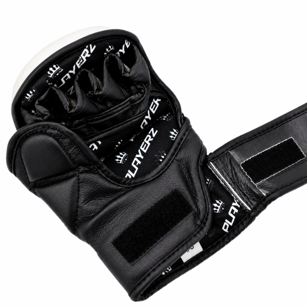 Playerz ProTech MMA Gloves - White/Black