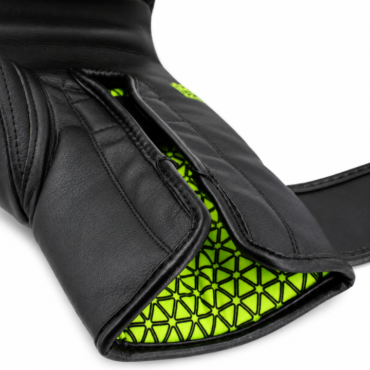Playerz SparTech Boxing Gloves - Black/Neon