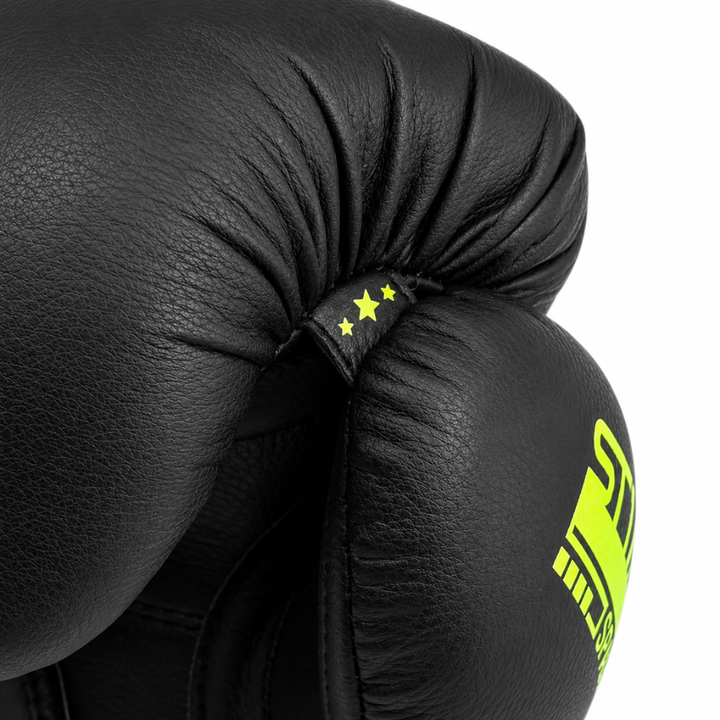 Playerz SparTech Boxing Gloves - Black/Neon
