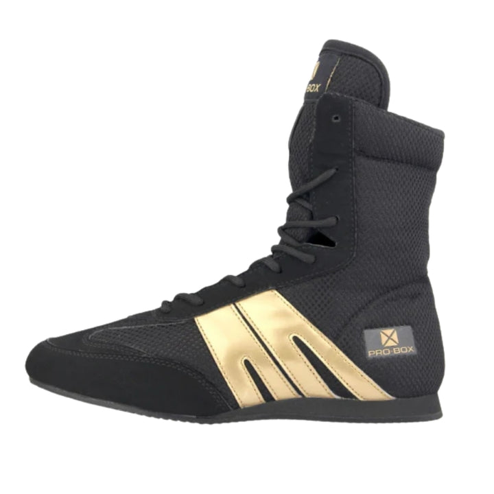 Pro-Box Classic Junior Boxing Boots – Black/Gold