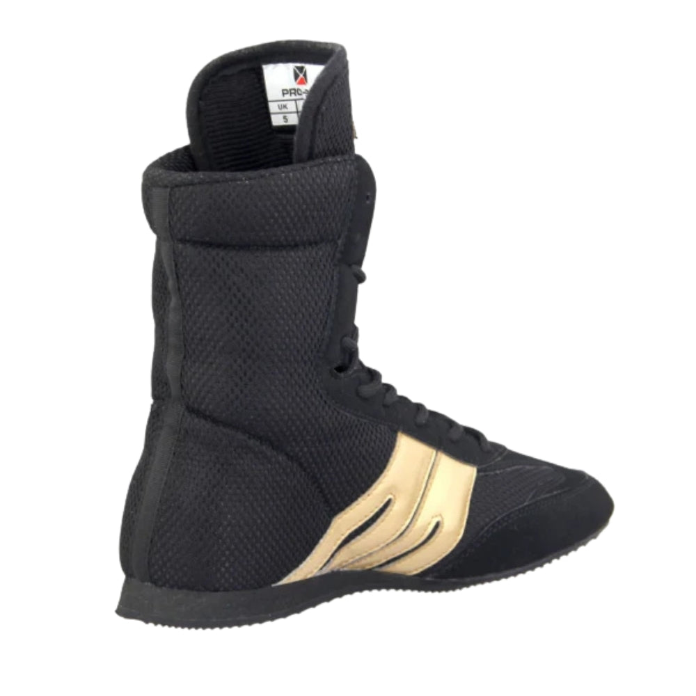 Pro-Box Classic Junior Boxing Boots – Black/Gold