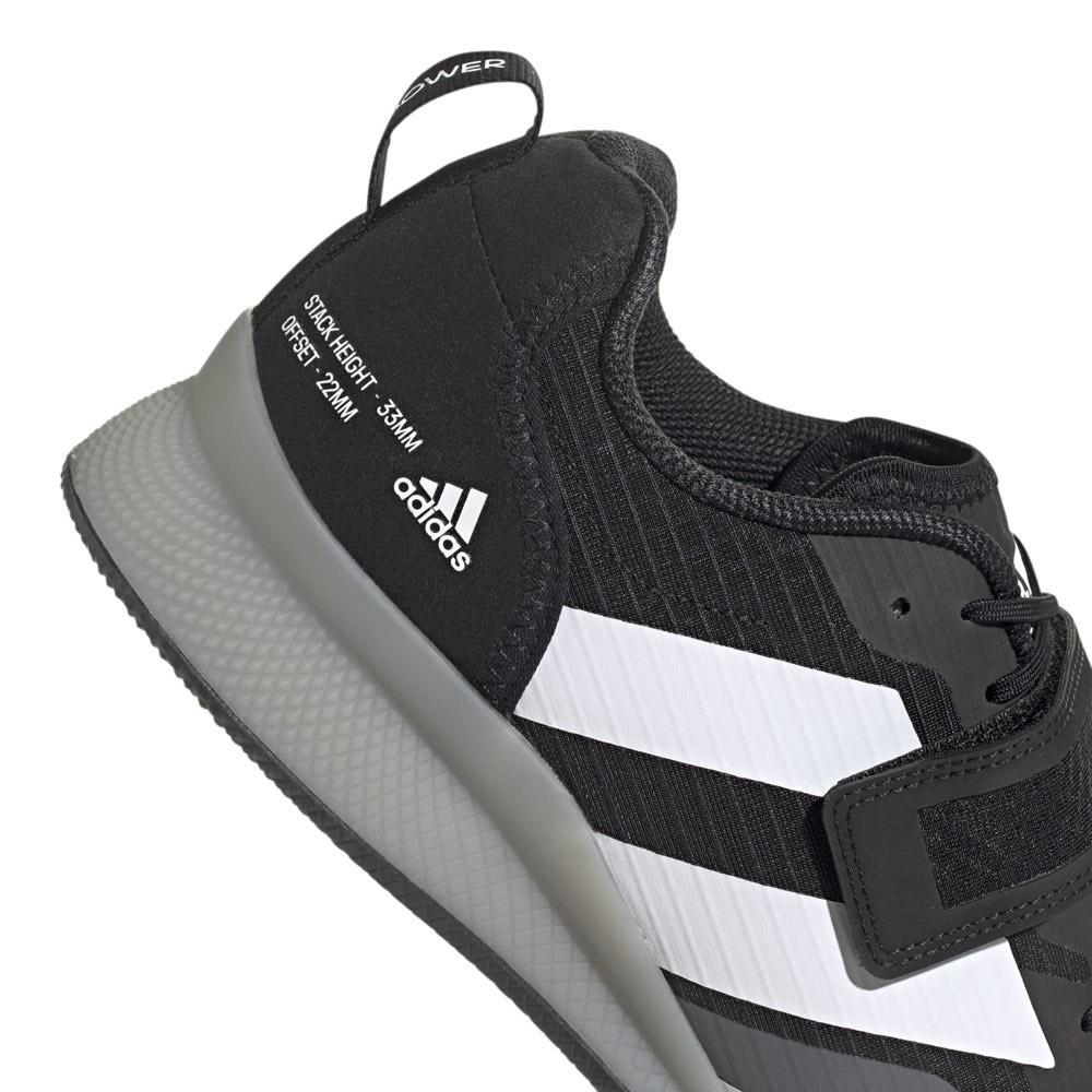 Adidas Adipower 3 Weightlifting Boots - Black/Grey-FEUK