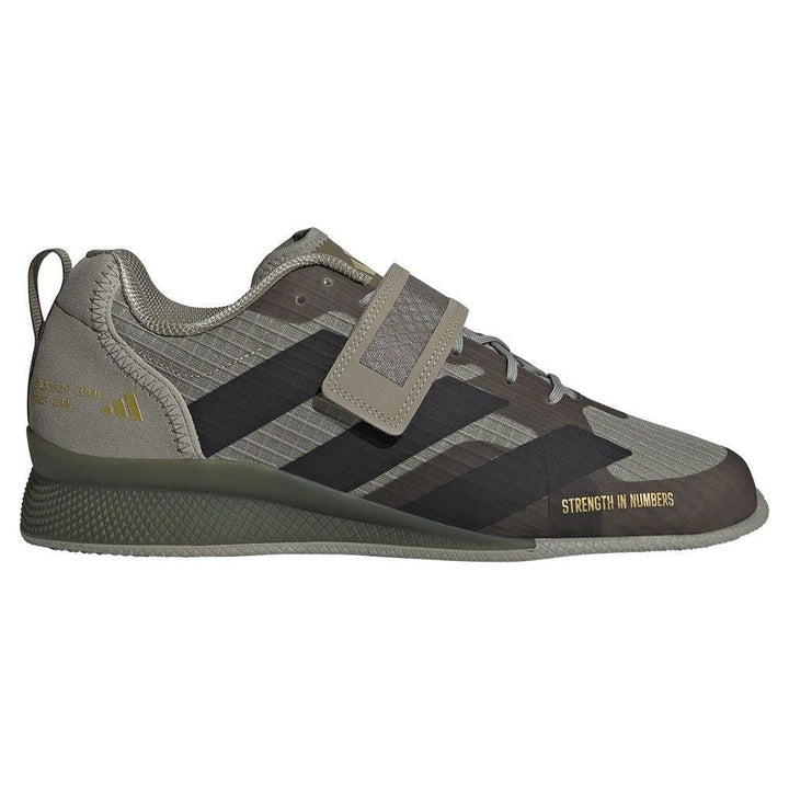 Adidas Adipower 3 Weightlifting Boots - Green/Black-FEUK