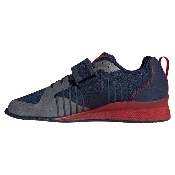 Adidas Adipower 3 Weightlifting Boots - Navy/Red-FEUK