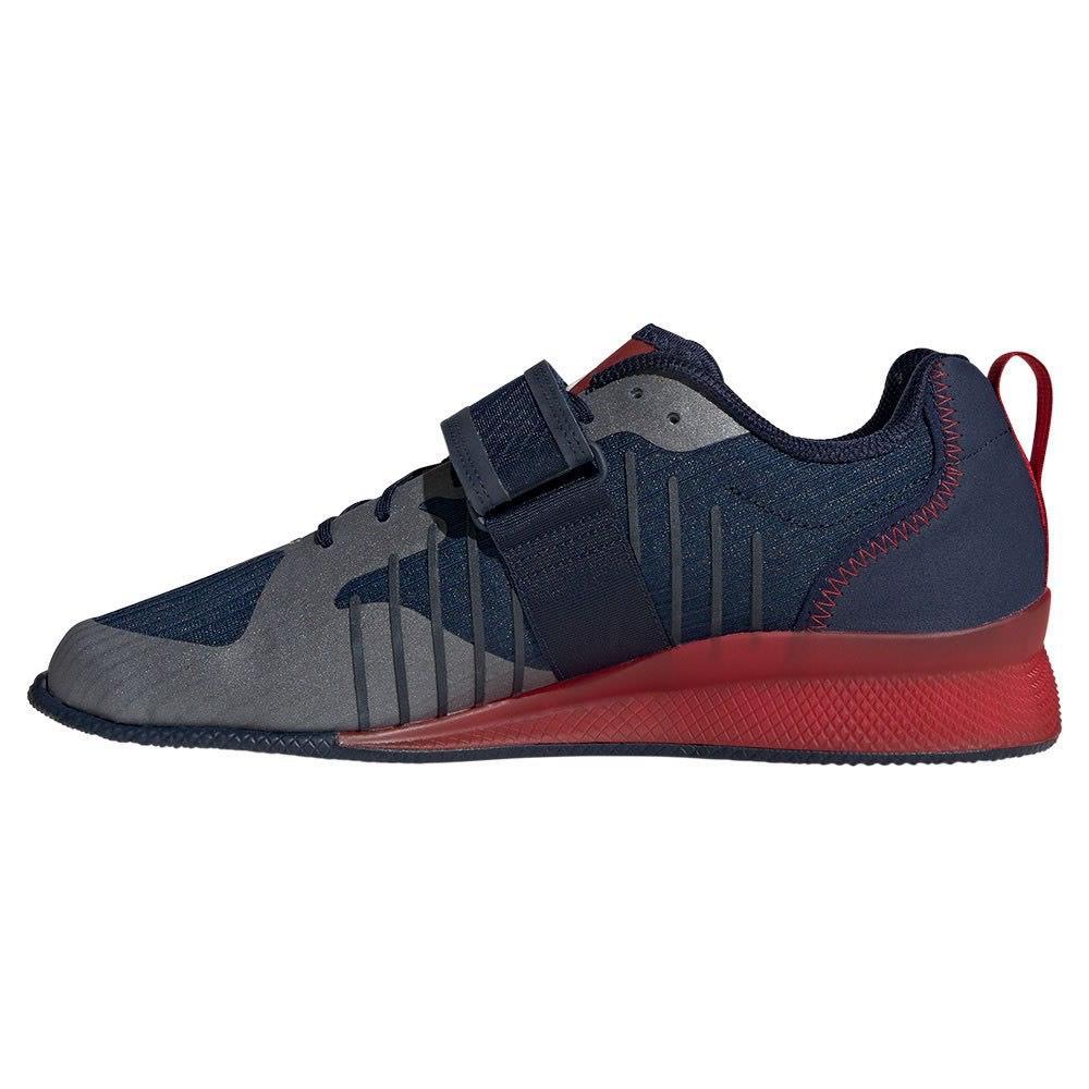 Adidas Adipower 3 Weightlifting Boots - Navy/Red-FEUK