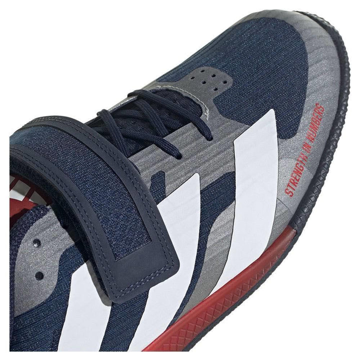 Adidas Adipower 3 Weightlifting Boots - Navy/Red-FEUK