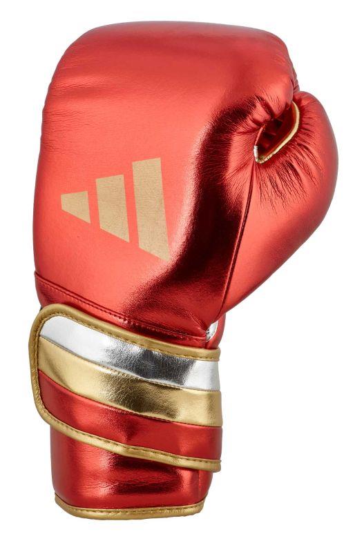 Adidas Adispeed Boxing Gloves - Red/Gold - 18oz (MF)-Adidas