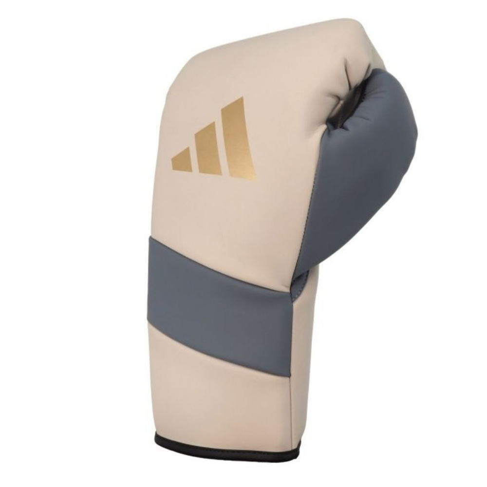 Adidas Adispeed Lace Pro Boxing Gloves - Grey-Adidas