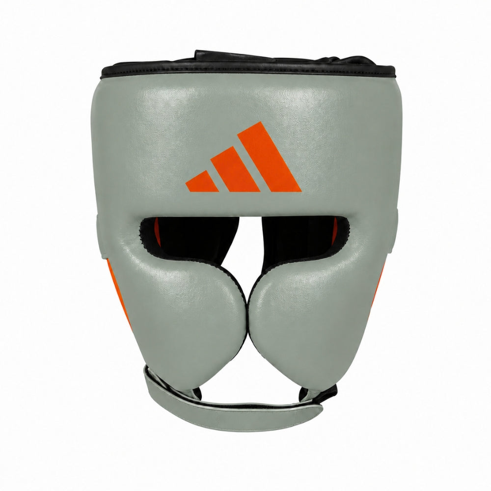 Adidas Adistar Pro Head Guard - Grey/Orange-Adidas