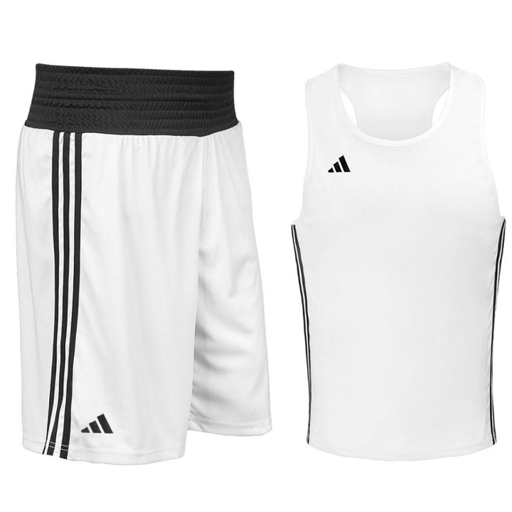 Adidas Base Boxing Set - White-Adidas