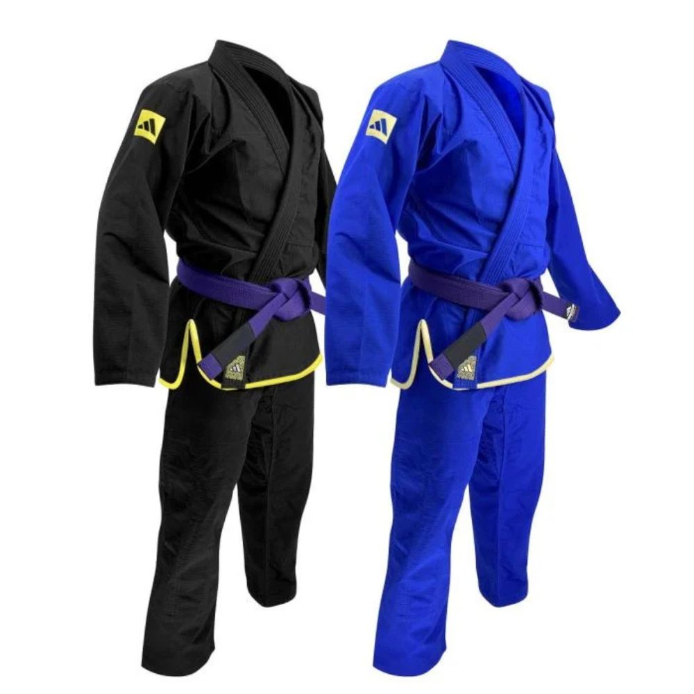 Adidas BJJ Response Uniform – 265g Black/Blue-Adidas