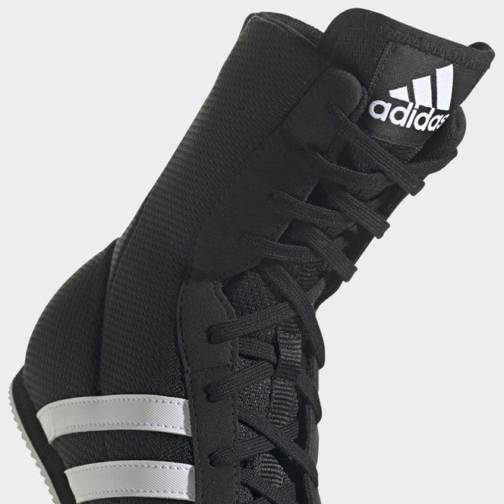 Adidas Box Hog 2.0 Boxing Boots - Black/White-FEUK