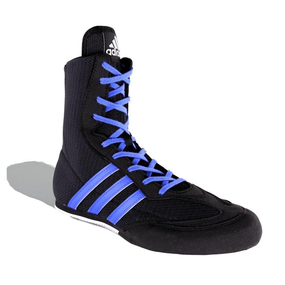 Adidas Box Hog 2 Custom Boxing Boots - Black/Blue-FEUK