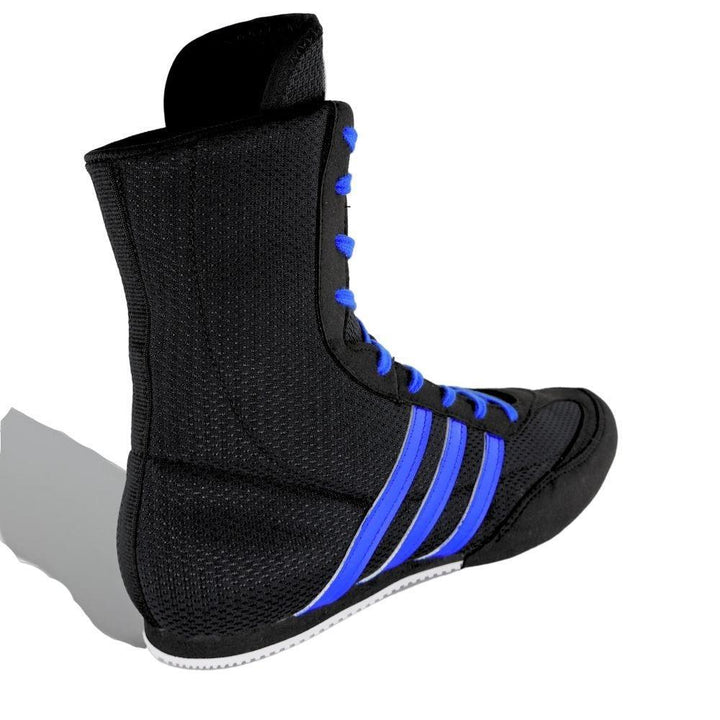 Adidas Box Hog 2 Custom Boxing Boots - Black/Blue-FEUK