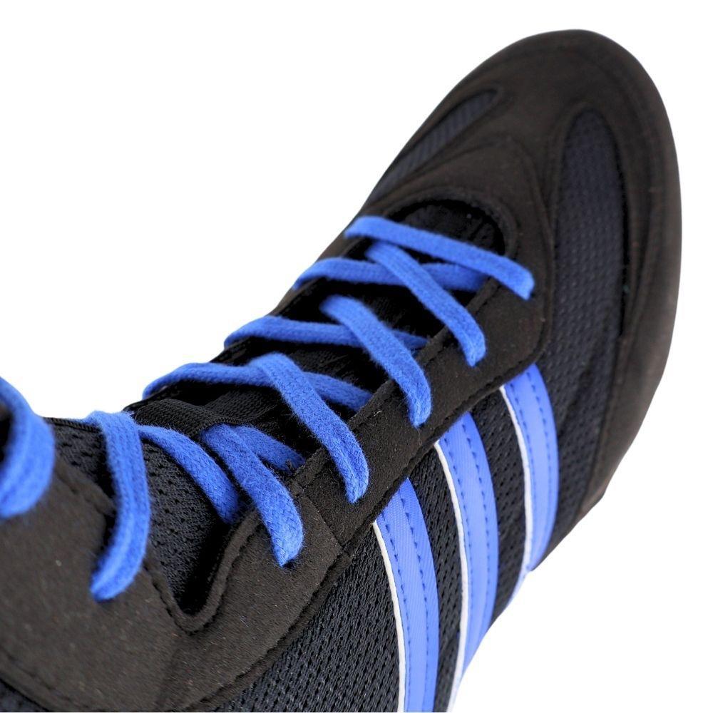 Adidas Box Hog 2 Custom Boxing Boots - Black/Blue-FEUK