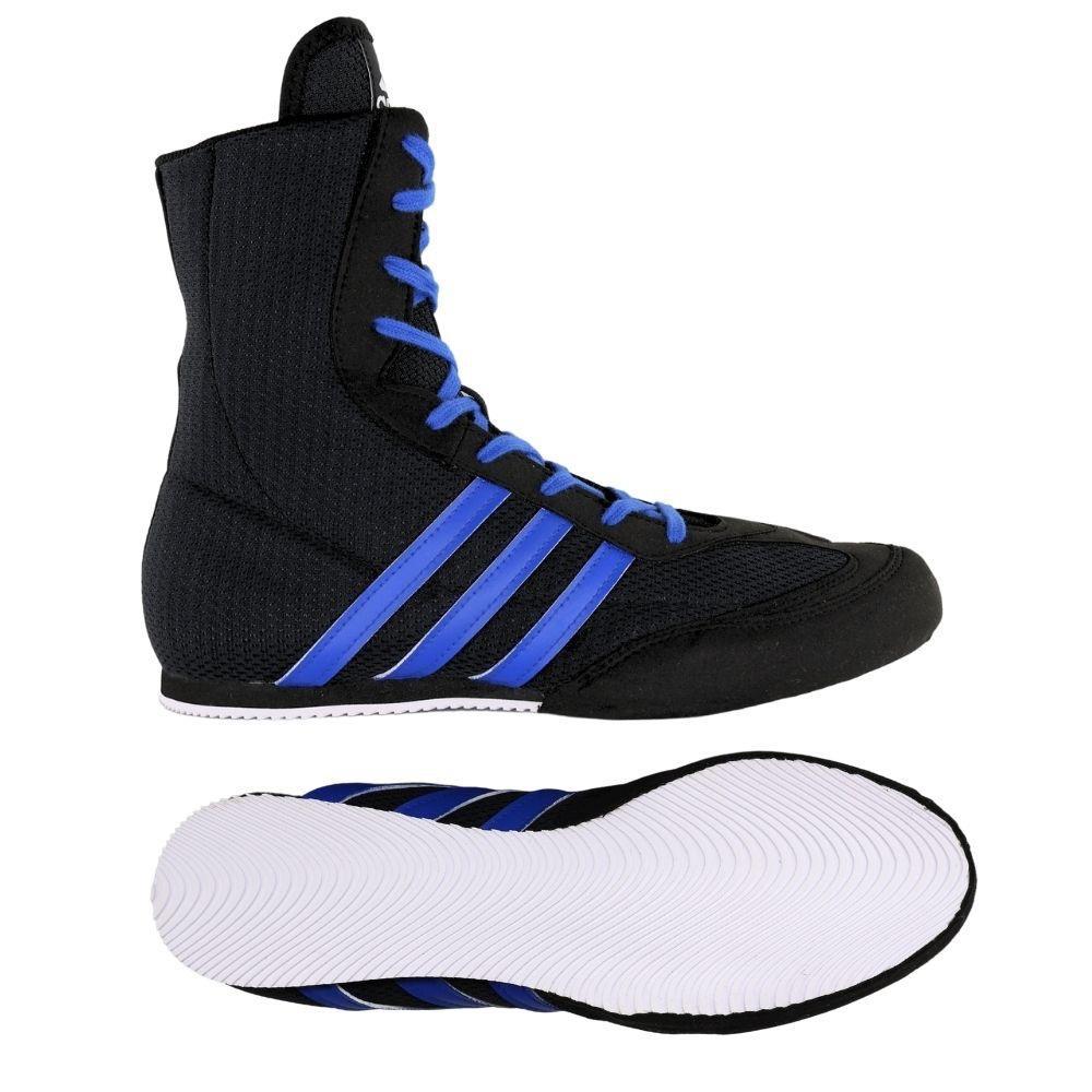 Adidas Box Hog 2 Boxing Boots - Black/Blue