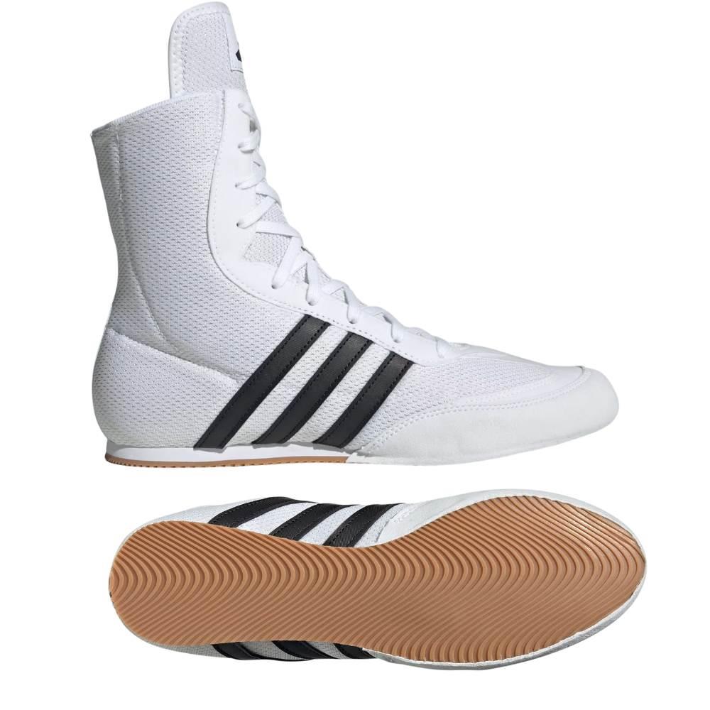 SSL Adidas Box Hog 2.0 Boxing Boots - White-Adidas