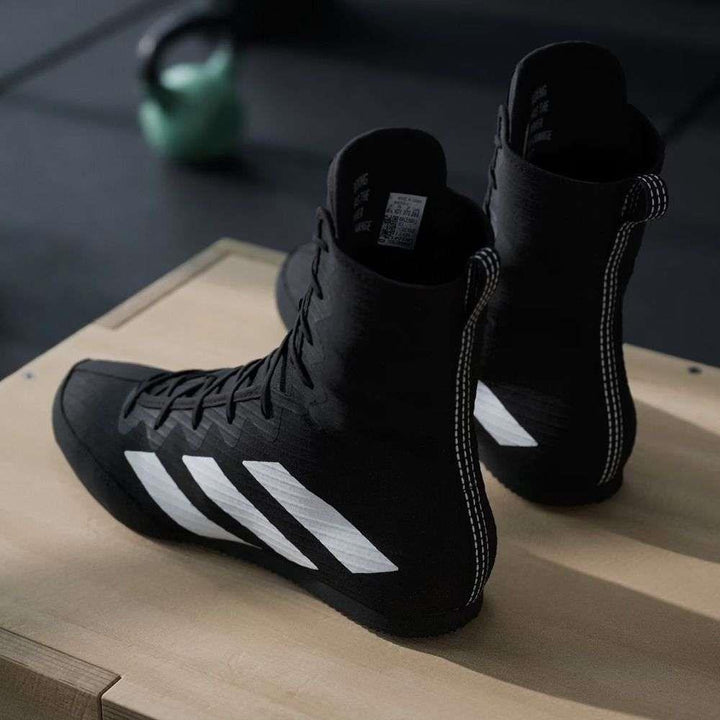 Adidas Box Hog 4 Boxing Boots - Black-Adidas