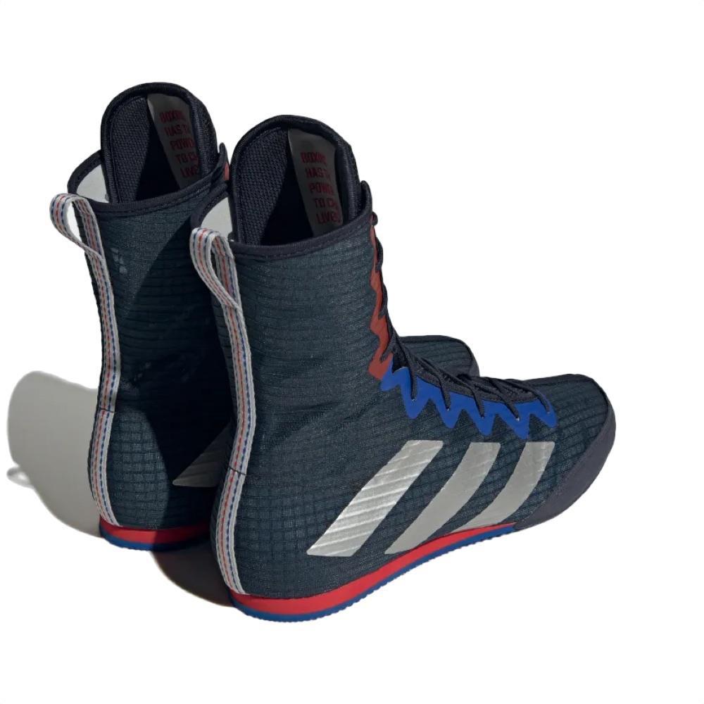 Adidas Box Hog 4 Boxing Boots - Navy/Blue/Red-FEUK