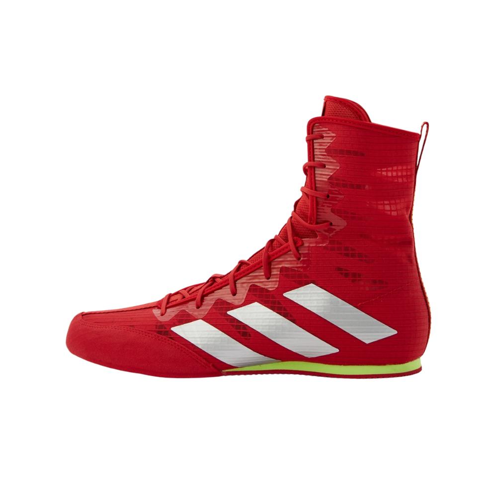 Adidas Box Hog 4 Boxing Boots - Red-Adidas