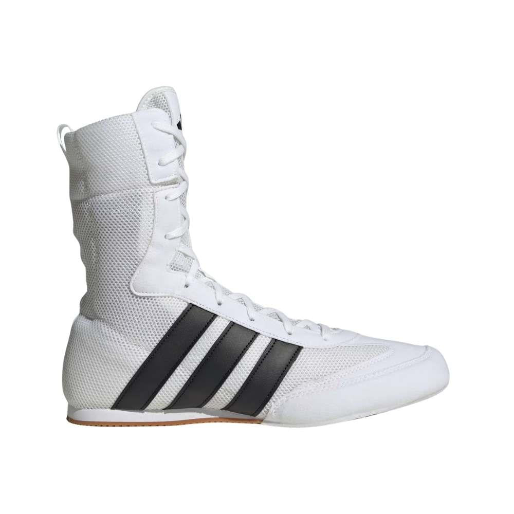 Adidas Box Hog Classic Boxing Boots - White-Adidas