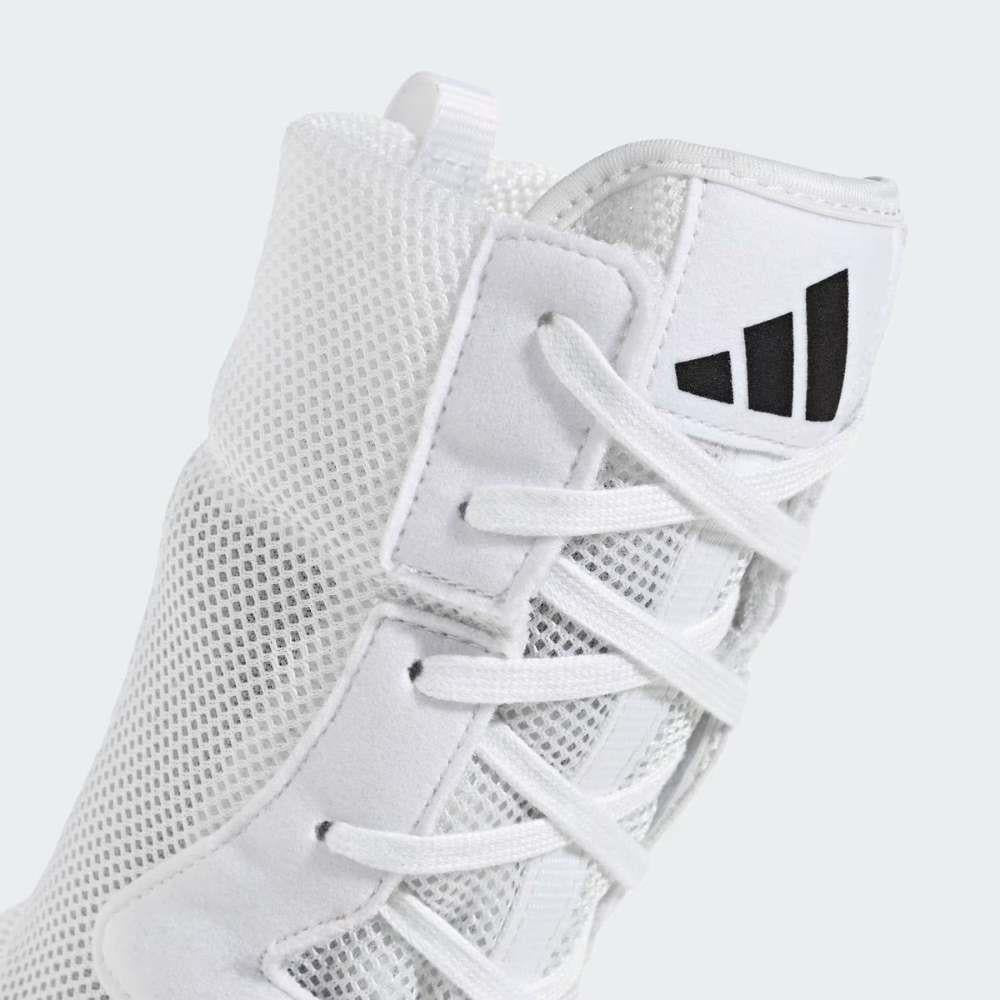 Adidas Box Hog Classic Boxing Boots - White-Adidas