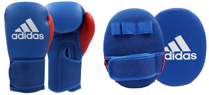 Adidas Boxing Gloves & Focus Mitt Set-FEUK