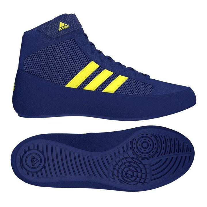 Adidas Havoc Adult Wrestling Boots - Blue